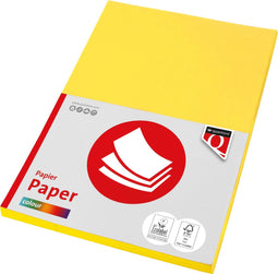 Kopieerpapier quantore col-100 a4 80gr geel | 10 stuks