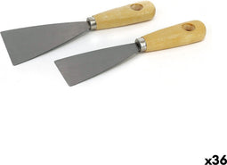 Spatel Houten handvatten Set 2 Onderdelen (36 Stuks)