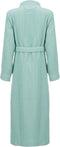 Heckettlane Badjas Wafel - Unisex Ochtendjas van 65% Gerecycled Katoen - GSM 450 - Groen