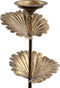 PTMD Adler Ronde Kandelaar Bladeren - H110,5 x Ø21 cm - Metaal - Goud