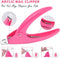 Nageltips Set met lijm, 500-DELIG Nageltips voor Gelnagels Ballerina, 10 Maten Helder Doodskist Nagels Tips met Tip Cutter Nagelbuffer en Bokkenpootje voor Beginners Thuisgebruikers Professionals