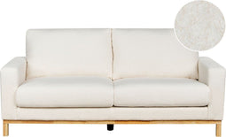 SIGGARD - Tweezitsbank - Wit - Bouclé