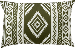 Dutch Decor - NUNO - Buitenkussen 40x60 cm - waterafstotend en uv-bestendig - Olive Branch - groen