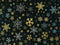 NORDIC LIGHTS Metallic cadeaupapier - Inpakpapier kerst - 6 rollen 150 x 70 cm (6 stuks)