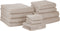 Beliani AREORA - Handdoek set - Beige - Katoen