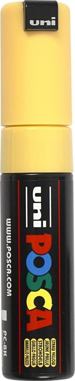 uni-ball Paint Marker op waterbasis Posca PC-8K strogeel