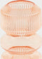 Light & Living vaas Josia | Glas mat | Perzik | ø 12 x 25 cm