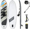 Bestway Hydro Force White Cap - SUP Board Set met Zitje en Voetsteun - 305 cm x 84 cm x 12 cm