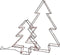 Anna's Collection - Metal 36 cmx7 cm 3D Tree Black With 300Led Clas...