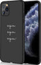 iPhone 11 Pro Hoesje Siliconen - iMoshion Design hoesje - Zwart / Wijnen Wijnen Wijnen