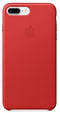 Apple iPhone 7 Plus - Hard Case - Echt leder - Rood