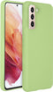 Accezz Samsung Galaxy S21 - Liquid Silicone Backcover - Schokabsorberend - Groen