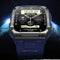 Valante AuraFit Smartwatch - Smartwatch Dames en Heren - Blauw - 46 mm - Stappenteller - Hartslagmeter - Saturatiemeter - Bellen via Bluetooth