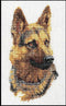 Thea Gouverneur - Borduurpakket met telpatroon - 934A - Voorgesorteerde DMC Garens - Herdershond - Aida - 24 cm x 33 cm - DIY Kit
