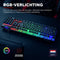 Trust GXT 835 Azor - Toetsenbord - Anti-ghosting en gamingmodus - RGB verlichting