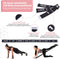 Positive Things Resistance Bands - Set van 4 weerstandsbanden - Full body fitness elastieken - Pastel roze