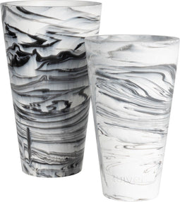 Zuiver Conic Vase S Black/White - Grijs