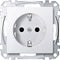 Merten MEG2300-0419 Wandcontactdoos System M Polar-wit 1 stuk(s)