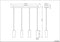 TRIO MARLEY - Hanglamp - 4 lichtpunten - Nikkel mat - 75cm breed (excl. 4x GU10 35W)