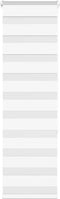 vidaXL - Zebra - rolgordijn - 40x150 - cm - stofbreedte - 35,9 - cm - polyester - wit
