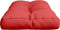 vidaXL - Palletkussen - 80x40x12 - cm - stof - rood