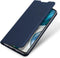 Dux Ducis - Slim bookcase hoes - Geschikt voor Motorola Moto G52 - Blauw