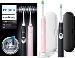 Philips Sonicare ProtectiveClean 4300 HX6800/35 - Elektrische tandenborstel - 7x meer tandplakverwijdering - Roze & Zwart
