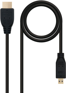 Nanocable 10.15.3502 - Micro HDMI Kabel - 1,8 m - Zwart