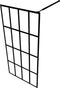 vidaXL - Inloopdouchewand - 118x190 - cm - transparant - gehard - glas