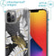 iMoshion Hoesje Geschikt voor iPhone 12 Pro / 12 Hoesje Met Koord - iMoshion Design Hoesje met Koord - Goud / Zwart / Transparant / Glamour Botanic