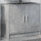 vidaXL - Wastafelkast - 63x29x55 - cm - bewerkt - hout - betongrijs