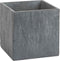 Mica Decorations Slate Bloempot - 18x18x18 cm - Cement - Lichtgrijs