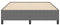 vidaXL - Bedframe - Lichtgrijs - 140x200 - cm - Corduroy - Stof