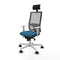 Bureaustoel met hoofdsteun Piqueras y Crespo 4B026N1 Groene benzine