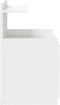 vidaXL - Nachtkastje - met - 2 - lades - 40x36,5x62 - cm - wit