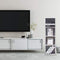 Woltu Boekenkast SK003ws4 4 Vakken - Wit Spaanplaat - 30 x 24 x 106 cm