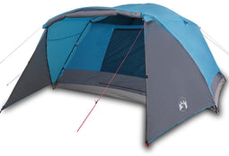 vidaXL - Gezinstent - met - luifel - 6-persoons - waterdicht - blauw