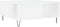 vidaXL - Salontafel - 80x80x36,5 - cm - bewerkt - hout - wit