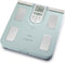 OMRON BF511 - Slimme Weegschaal - Lichaamsanalyse Vetpercentage BMI 8 Sensoren - Turquoise