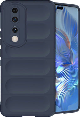 iMoshion Hoesje Geschikt voor Honor 90 Pro Hoesje Siliconen - iMoshion EasyGrip Backcover - Donkerblauw