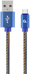 Cablexpert CC-USB2J-AMCM-2M-BL - USB-kabel - USB A naar USB C - 2 m - Blauw