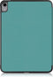 Lunso - Geschikt voor iPad 10 (2022) - Tri-Fold Bookcase hoes - Groen