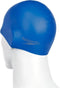 Speedo Plain Moulded Silicone Cap - Badmuts - Ergonomisch 3D design - Blauw