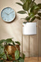 Mica Decorations Sverre - Bloempot op Standaard - H66 x Ø28 cm - Wit Goud