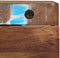 vidaXL - Kapstok - met - Plank - - - Wandgemonteerd - - - Massief - Teruggewonnen - Hout - & - Metaal