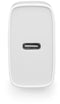 Ewent EW1320 - USB-C Lader 20W - Snel opladen voor Apple en Android - Wit