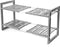 Compactor Uitschuifbaar rekje - Gootsteenkastje - 48-85 cm breed - Grijs