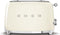 Smeg TSF01CREU - Broodrooster - 950W 2 sleuven 6 bruining-niveaus Crème
