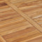 vidaXL - Tuintafel - 80x80x80 - cm - massief - teakhout