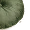 Dutch Decor - OLLY - Sierkussen rond velvet Ø40 cm - Chive - olijfgroen